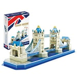 Party town Pont de la Tour de Londres Adultes Jeux à Monter – Puzzle 3D pour Enfants 8 Ans, C238h, Bleu