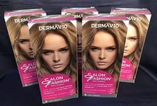 ABOXOV 5 x Derma V10 Salon Fashion Vegan Friendly Hair Dye Colour 6 Light Brown