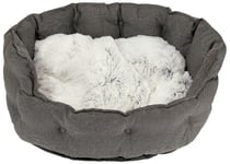 Dogman Hundbädd Classy Oval Grå S