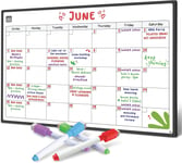 Magnetic Fridge Whiteboard Calendar Month Planner Memo Noticeboard Organizer