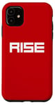 Coque pour iPhone 11 Rise | Succès, bonheur, joie et enthousiasme | Up in the Air