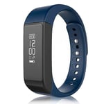 Td® Montre Intelligente Smart Connectée Fitness Tracker Calorie Podomètre Message Appel Notifications Réseaux Sociaux Bluetooth Bleu