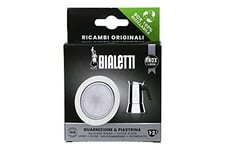 Bialetti Ricambi, Includes 1 Gasket and 1 Plate, Compatible with Venus, Kitty, Musa and Class (1/2 Cups) S