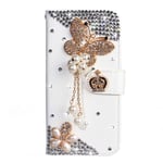 Mobile Phone Cases/Covers, Rhinestone Pattern Horizontal Flip Leather Case with Holder & Card Slots & Wallet & Lanyard For iPhone XS/X (Size : Eda00084503c)