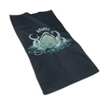 shenhaimojing Swim Sports Towel,Soft Hand Towel,Large Camping Towels,130X80cm,Quick Dry Beach Towel,Blanket Bath Sheet,Absorbent Bath Towel,Funny Kraken Octopus