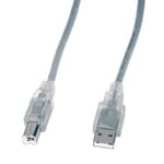 VSHOP® Câble USB 2.0 A-B pour imprimante/Scanner Qualite SUPERIEURE Blindé. pour HP Lexmark Epson Canon IBM Brother .Longueur 1.8M.