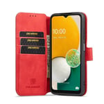 DG-Ming Lompakkokotelo 3-kortti Samsung Galaxy A13 5G - Punainen