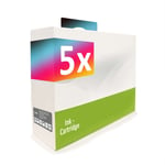 5x Ink for Canon Pixma IP-4600-X MP-560 MX-860 MP-550 MP-990 MP-640-R MX-870