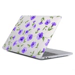 MacBook Air 15 M2/M3 (2023-2024) Hardplastdeksel – Lilla blomster