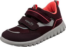 Superfit Sport7 Mini Sneaker, Red Orange 5000, 4.5 UK Child