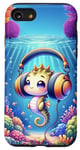 iPhone SE (2020) / 7 / 8 Kawaii Seahorse Headphones: The Seahorse's Playlist Case