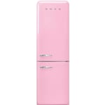 Smeg FAB32RPK5UK Fridge Freezer - Pink - No Frost - 60/40 - Retro - Freestanding
