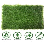 Gazon artificiel Épais faux tapis d'herbe intérieure en plein air jardin pelouse paysage synthétique tapis de gazon réaliste faux herbe de luxe d'épaisseur: 30mm, vert (Color : 30mm, Size : 2mX2m)