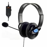 HEADSET WITH MICROPHONE +VOLUME CONTROL FOR XBOX ONE & S ,PS4 PRO,PS4 CONTROLLER