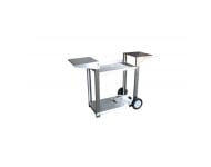 Chariot pour plancha 2 feux - Tout INOX - CHI007
