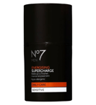 No7 MEN Energising Supercharge 50ml Sensitive Daily Facial Skincare NEW