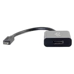 C2G USB C to DisplayPort Adapter Converter - USB Type C to DisplayPort Black - External video adapter - USB 3.1 - DisplayPort - black