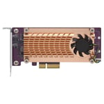 QNAP QM2 PCIe M.2 PCIe 2.0 Copper 68.9 mm 147.2 mm