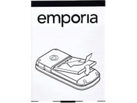 Emporia Ak-V188-Bc, Batteri, Empire, Touchsmart V188, Sort, Hvid, Lithium-Ion (Li-Ion), 1400 Mah