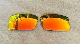 NEW POLARIZED CUSTOM FIRE RED LENS FOR OAKLEY GASCAN SUNGLASSES