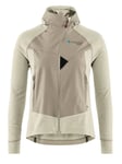 Hugin Zip Hoodie W's - Fleecetröja med vindtät front - Silver Green-Clay S