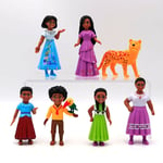 Disney 7Pcs Set Encanto 3.14'' Action Figure Model Doll Toys Kids Gift Madrigals