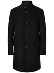 New Hugo BOSS blue Cashmere wool suit overcoat jacket duffle coat 46R XXXL £499