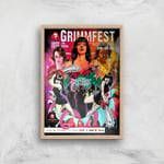 Grimmfest 11th Edition 2019 Giclée Art Print - A4 - Wooden Frame