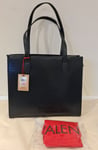 Valentino By Mario Valentino large black Colada leather Shoulder bag New Tags
