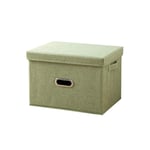 Byqny Storage Box,Foldable Fabric Storage Boxes With Label Holders and Handles Clothing Storage Basket Bins Toy Box Organizer Lids Storage Cube Organizer Bins