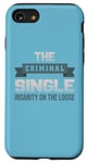 Coque pour iPhone SE (2020) / 7 / 8 Design humour unique criminel – La folie à pied libre