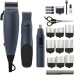 WAHL PROFESSIONAL Hair Clippers Trimmer Mens Beard Nose Ear Head Hair Shaver Kit