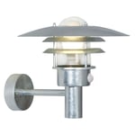 Lønstrup 32 Vegglampe w/Sensor Galvanised - Nordlux