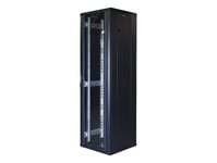 Toten System G, 19" Skåp, 42U, 800X800, Glasfrontdörr, Metallhölje/ 19-G8842gm
