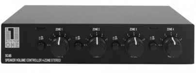 System One SC4B - 4-Vägs Högtalar växel-Volymkontroll