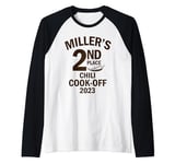 miler's 2nd place chili cook of 2023 Raglan Baseball Tee