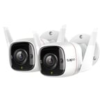 Tp-Link TAPO C310P2 Outdoor Security Cameras 2-Pack Wired/Wireless Ultra Hd Nigh