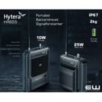 Hytera HR655 - Portabel Batteridrevet Signalforsterker (UHF)