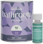 Rust-Oleum Satin Bathroom Tile Paint 750ml - Winter Grey
