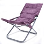 HLZY Outdoor Folding Chair Ultralight Portable Fishing Leisure Beach Camping Actor Director Art Sketchbook Stool (Color : Purple)
