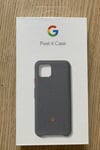 Genuine/ Official Google Pixel 4 Fabric Gray Back Case Cover BRAND NEW Original