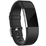 Silikonarmband Fitbit Charge 2 Svart