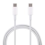 Data cable USB-C/Type-C Male to USB-C/Type-C Male Fast Charging Cable, Cable Length: 1m Asun Type-C interface wise fast charging TPE data cable