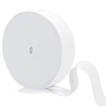 1 rulle Vita Platta Resårband, 2,5 x 1000 cm Stretchband Syresår, Resårband för Midjeband Sömnad Resårband för Klädsömnad Skrädderi,