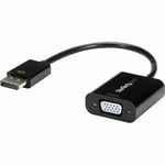 StarTech.com DisplayPort to VGA Adapter - Active DP to VGA Converter - 1080p Video - DP/DP++ Source to VGA Monitor Cable Adapter - DP to VGA Adapter Dongle Digital to Analog - DP 1.2 to VGA (DP2VGA3)