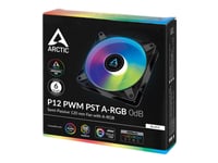 Arctic P12 Pwm Pst A-Rgb 0Db - Value Pack - Lådfläkt - 120 Mm - Svart (Paket Om 3)