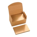 100 st/ set Kraftpapper tomma kort KHAKI khaki