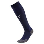 PUMA Liga Socks, Unisex Socks, Blue (Peacoat/PUMA White), 12-2 Uk (Manufcturer Size -1)