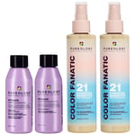 Pureology Color Fanatic Duo and Hydrate Mini Shampoo and Conditioner Routine for Dry Hair