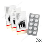 3X MIELE CLEANING TABLETS FOR COFFEE MACHINE 7616440 5626080 10270530